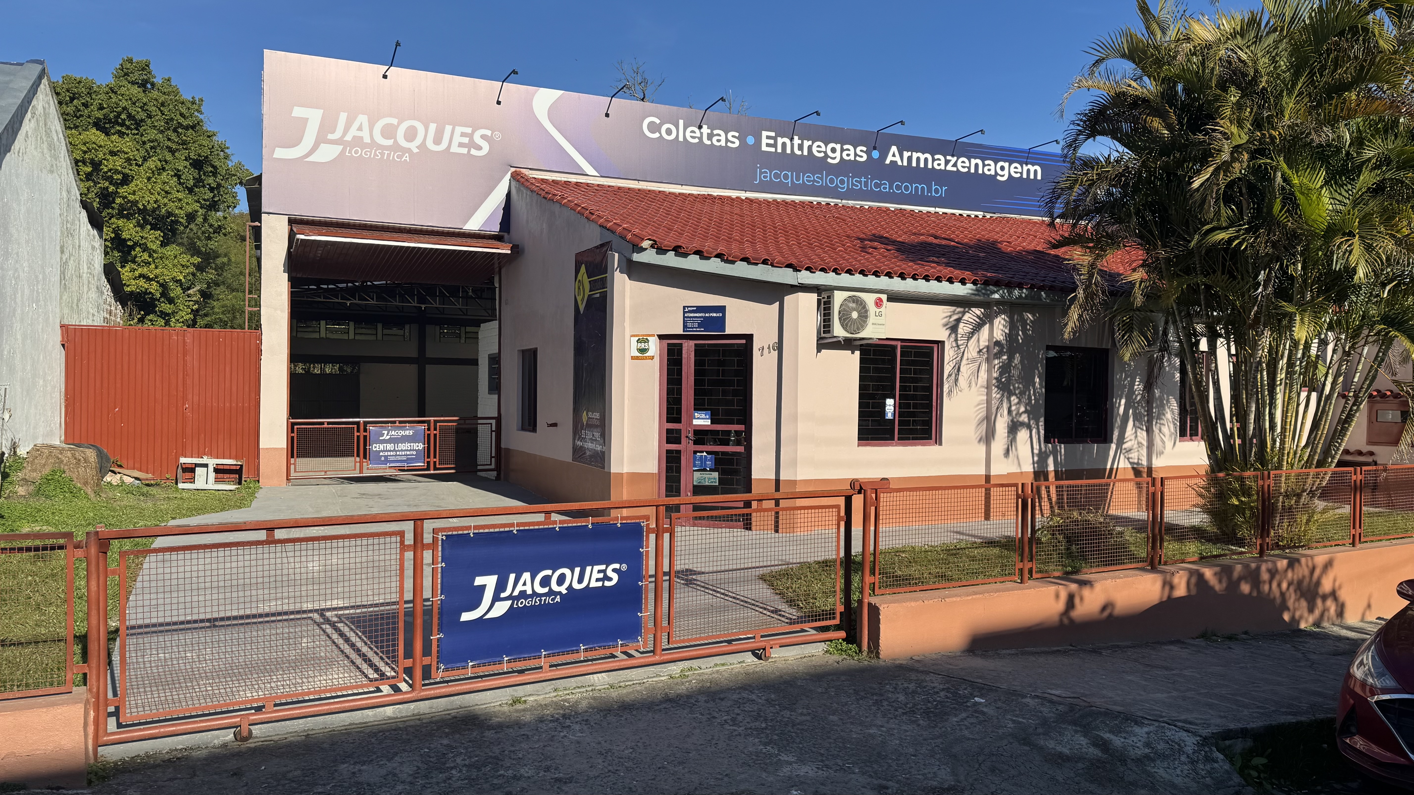 Fachada da Jacques Logística